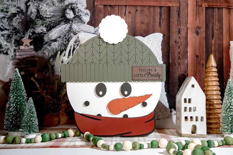 Feeling a Little Frosty Snowman Sign