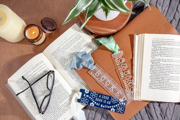 Reading Puts Me In A Mood Acrylic Bookmark