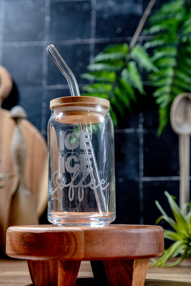 Ice Ice Coffee Glass Tumbler