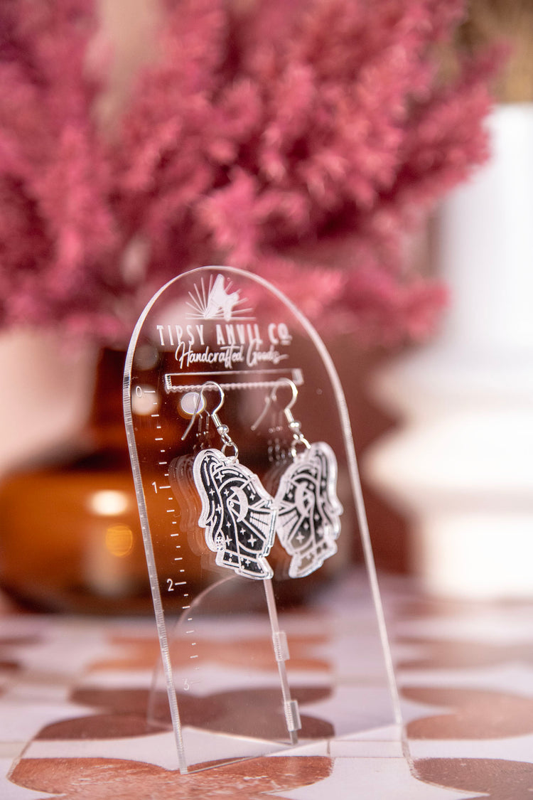 Night in Shining Armor Dangle Earrings