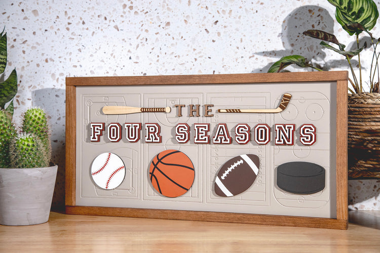 Four Seasons Sports Sign 24x12