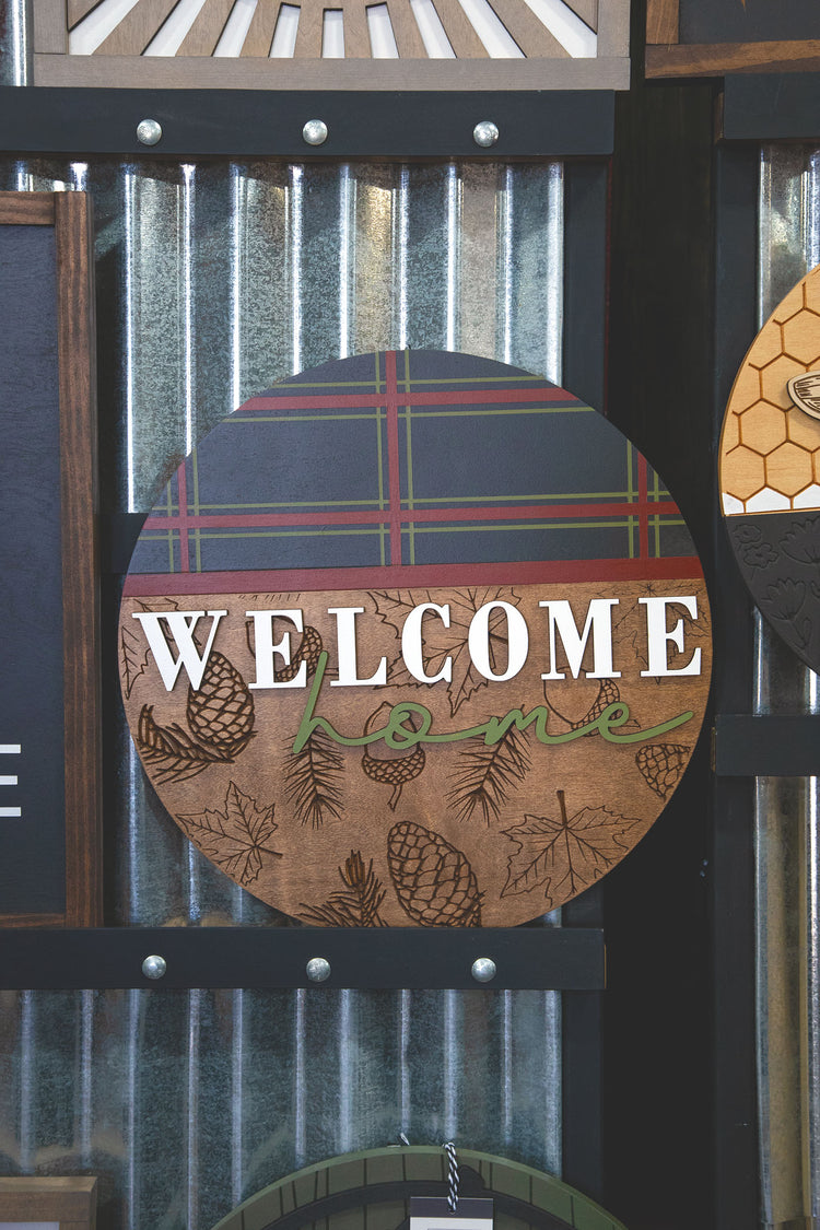 Welcome Home Sign 14.5 Round