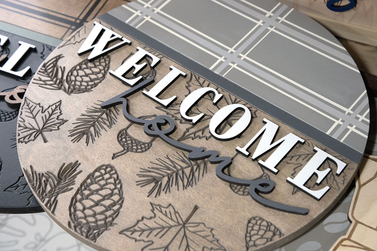 Welcome Home Sign 14.5 Round