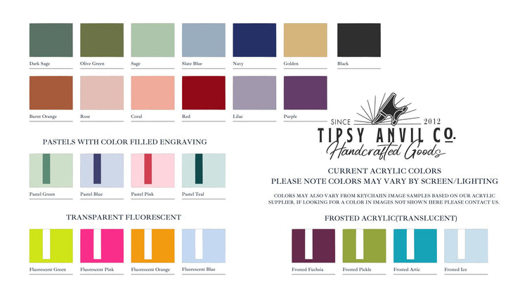 Santa's Magic Key Acrylic Retro Keychain