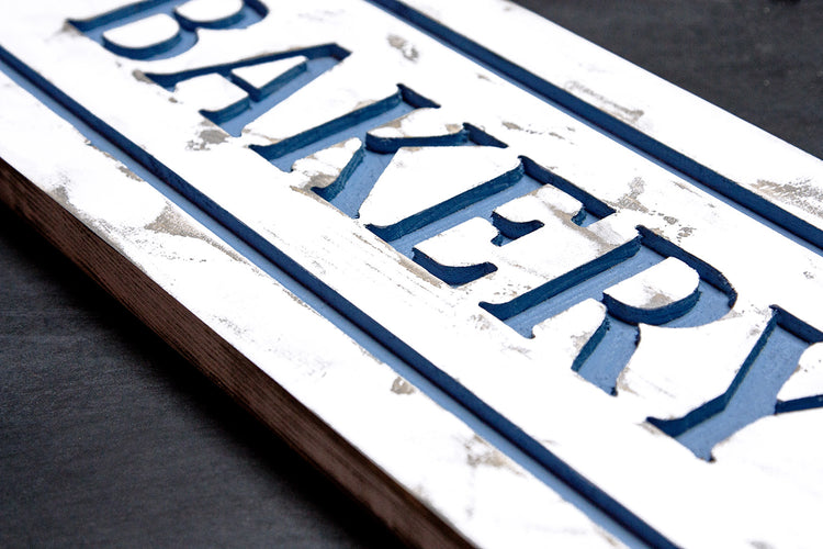 Bakery Engraved Wood Sign 7x22