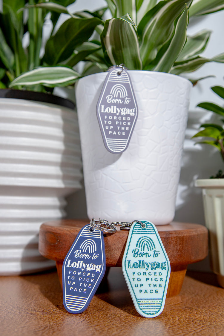 Born To LollyGag Retro Acrylic Keychain