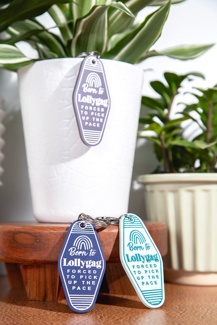 Born To LollyGag Retro Acrylic Keychain