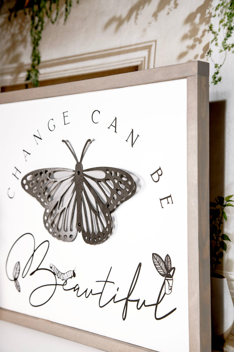 Change can be Beautiful Butterfly 20x17