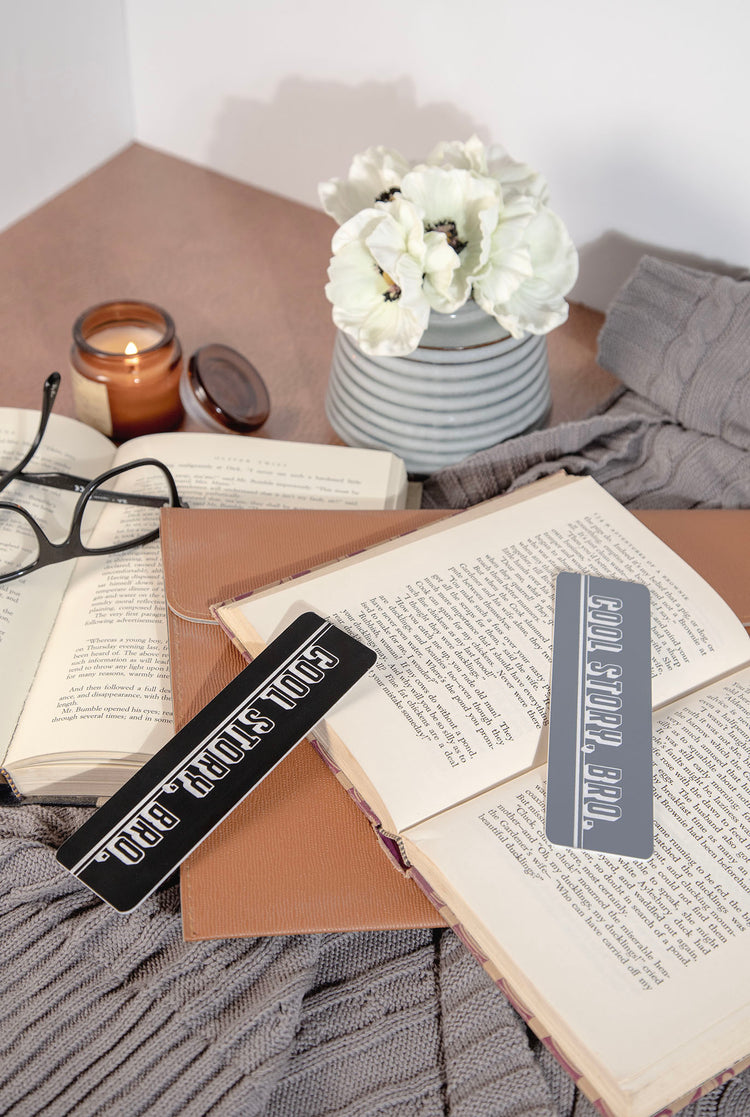 Cool Story, Bro. Acrylic Engraved Bookmark