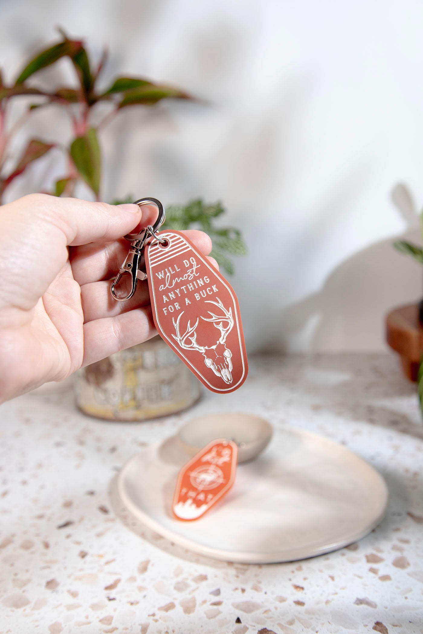 Do Anything Buck Hunting Keychain – The Tipsy Anvil Co.