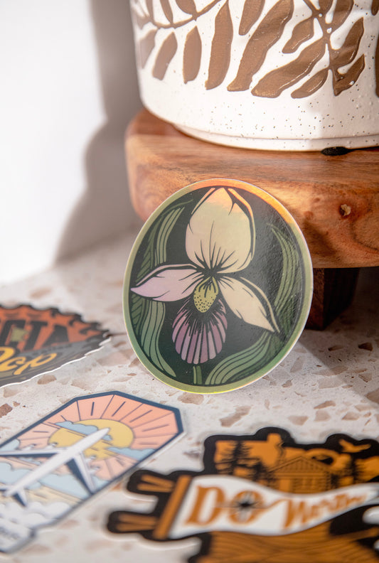 Lady Slipper Sticker