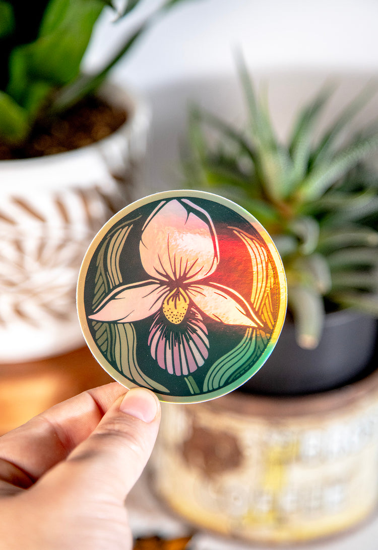 Lady Slipper Sticker