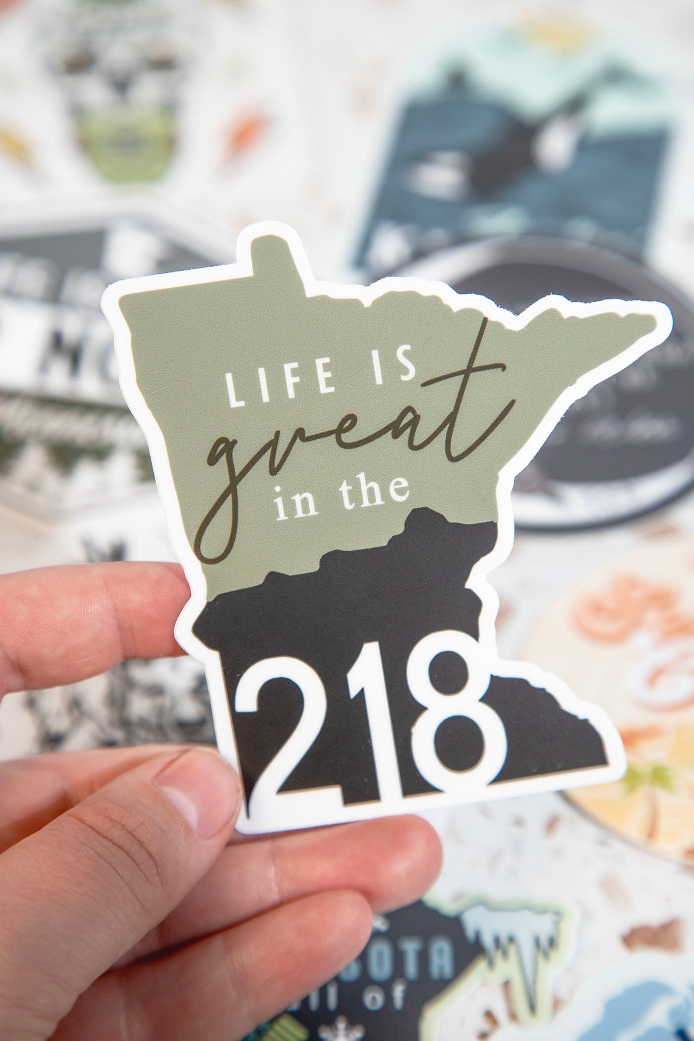 Life Is Great in 218 Sticker – The Tipsy Anvil Co.