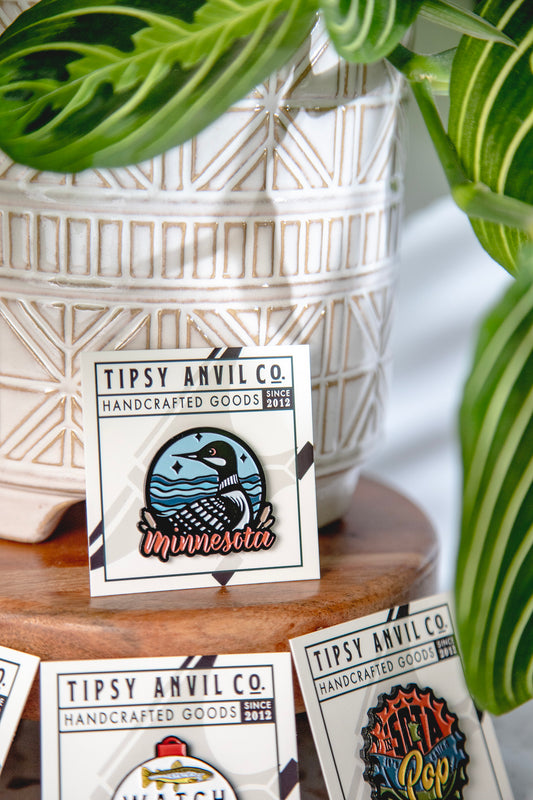 Minnesota Loon Enamel Pin