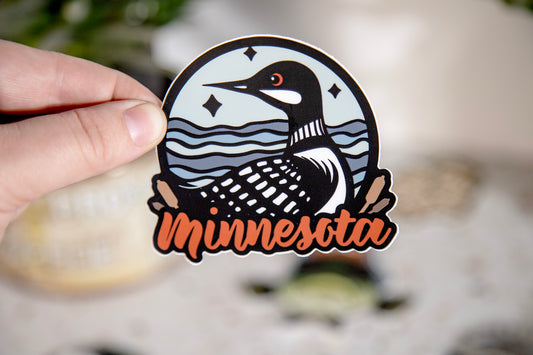 Minnesota Loon Sticker
