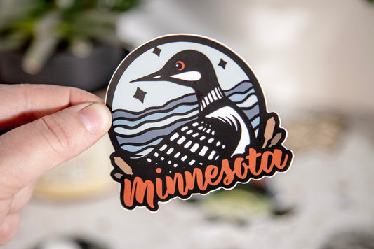 Minnesota Loon Sticker