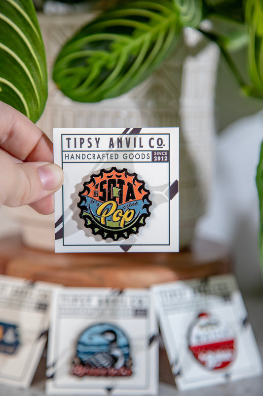 Minnesota Pop Enamel Pin 1.5in