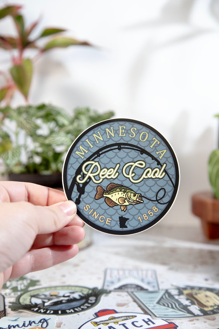 Minnesota Reel Cool Sticker