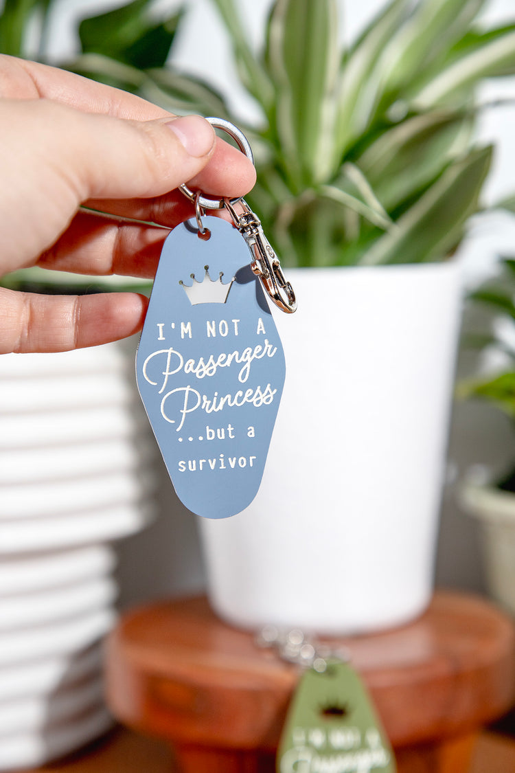 Passenger Princess Survivor Retro Acrylic Keychain