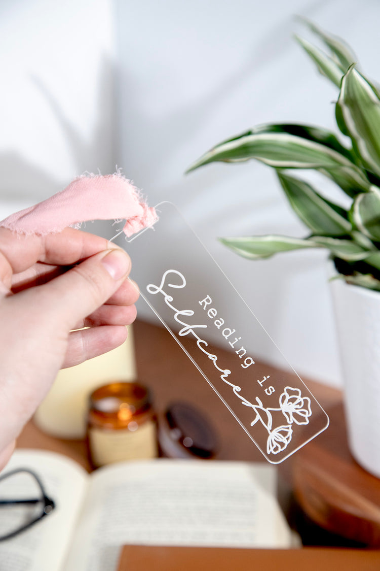 Reading Is Selfcare Acrylic Bookmark