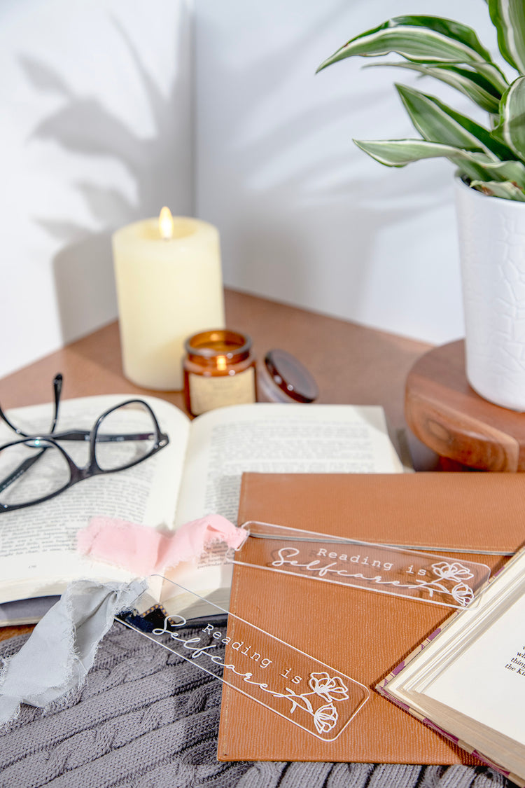 Reading Is Selfcare Acrylic Bookmark