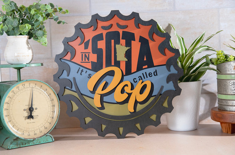 Sota Pop Minnesota Wood Sign 14.5