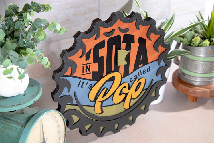 Sota Pop Minnesota Wood Sign 14.5