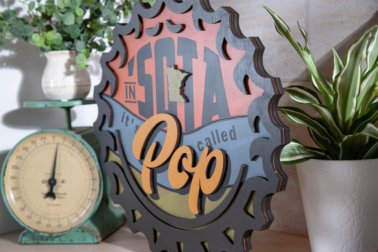 Sota Pop Minnesota Wood Sign 14.5