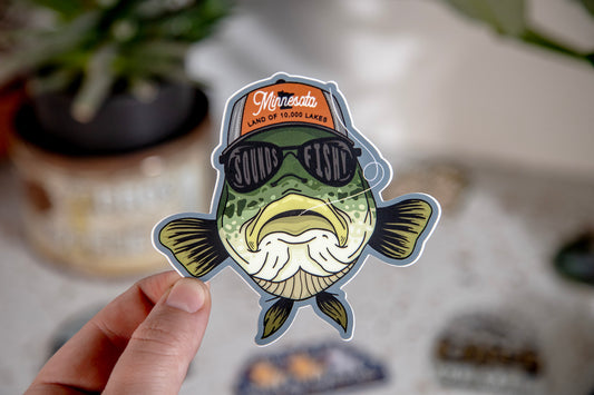 Minnesota Sounds Fishy Sticker