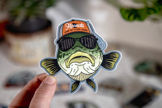 Minnesota Sounds Fishy Sticker