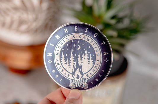 Minnesota Starry Nights Sticker