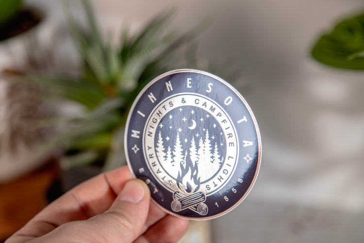 Minnesota Starry Nights Sticker