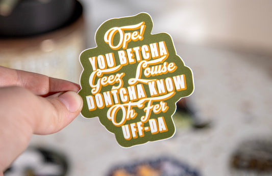 Talk Midwestern Sticker