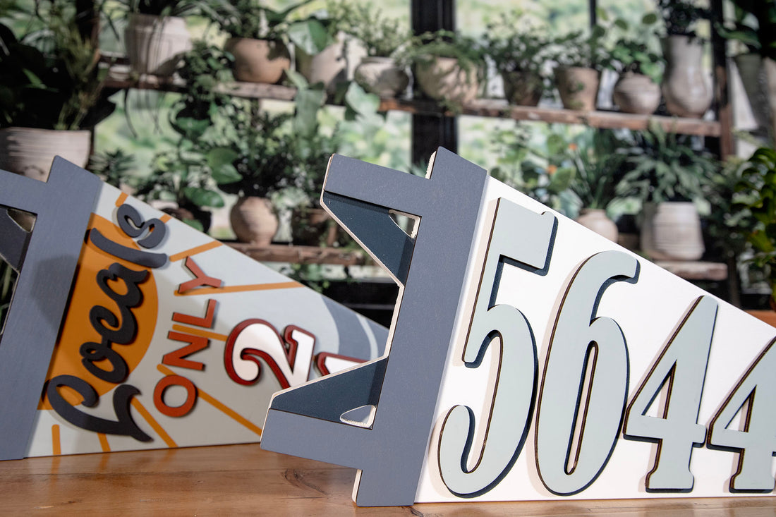 Custom Zipcode Wood Pennant Sign – The Tipsy Anvil Co.