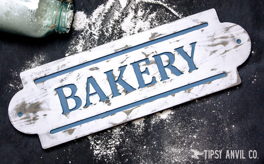 Bakery Engraved Wood Sign 7x22